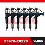 6PCS Diesel Common Rail Fuel Injector For HINO E13C 700 295050-2580 295050-2730 295050-0490 23670-E0220 23670-E0221 295050-0491 USD 948.64 6PCS Diesel Common Rail Fuel Injector For HINO E13C 700 295050-2580 295050-2730 295050-0490 23670-E0220 23670-E0221 295050-0491