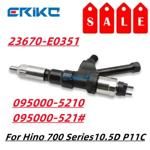 095000-5210 Diesel Injection Common Rail Inyector 095000-5211 Fuel Injector Nozzle 095000-5215 For DENSO HINO P11C 23670-E0351 USD 50.7 095000-5210 Diesel Injection Common Rail Inyector 095000-5211 Fuel Injector Nozzle 095000-5215 For DENSO HINO P11C 23670-E0351