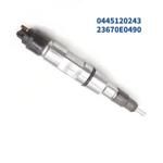 Common Rail Diesel Fuel Injector 0445120243 Injector Nozzle 23670E0490 for HINO USD 98.67 Common Rail Diesel Fuel Injector 0445120243 Injector Nozzle 23670E0490 for HINO