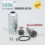 ERIKC Repair Kit Dlla150p835 Nozzle and 29# Common Rail Valve Plate for 095000-5215 Fuel Dispenser Injector 23910-1252